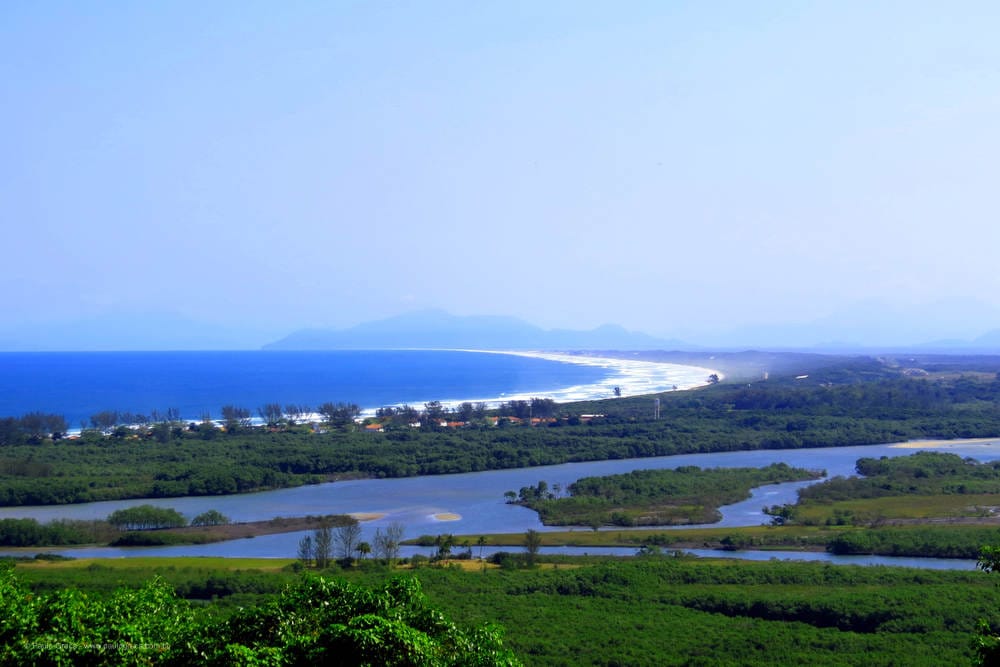 Vista da Restinga da Marambaia