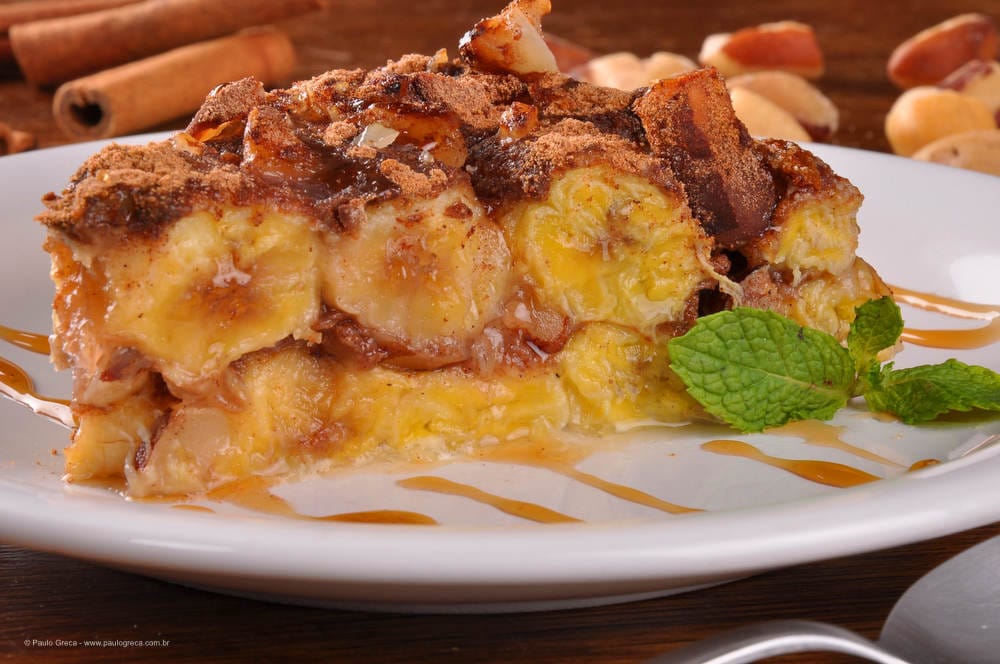 Torta de Banana com Castanha do Pará