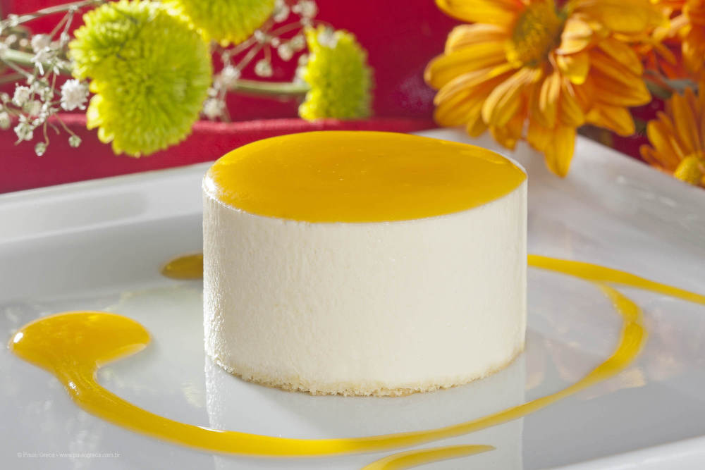 Mousse de Chocoalte Branco com Manga
