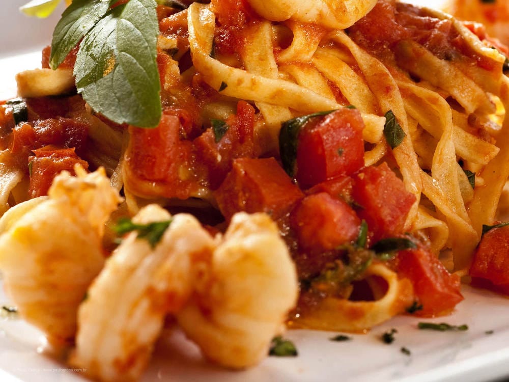 Gamberi e Fettuccine