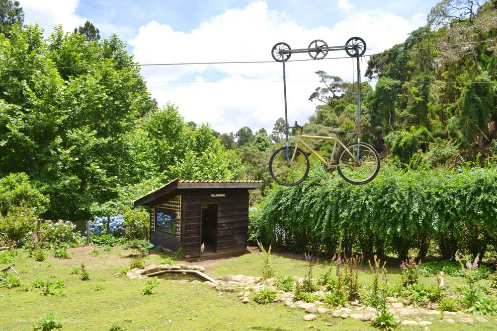 Tirolesa na Aerobike: diversão garantida