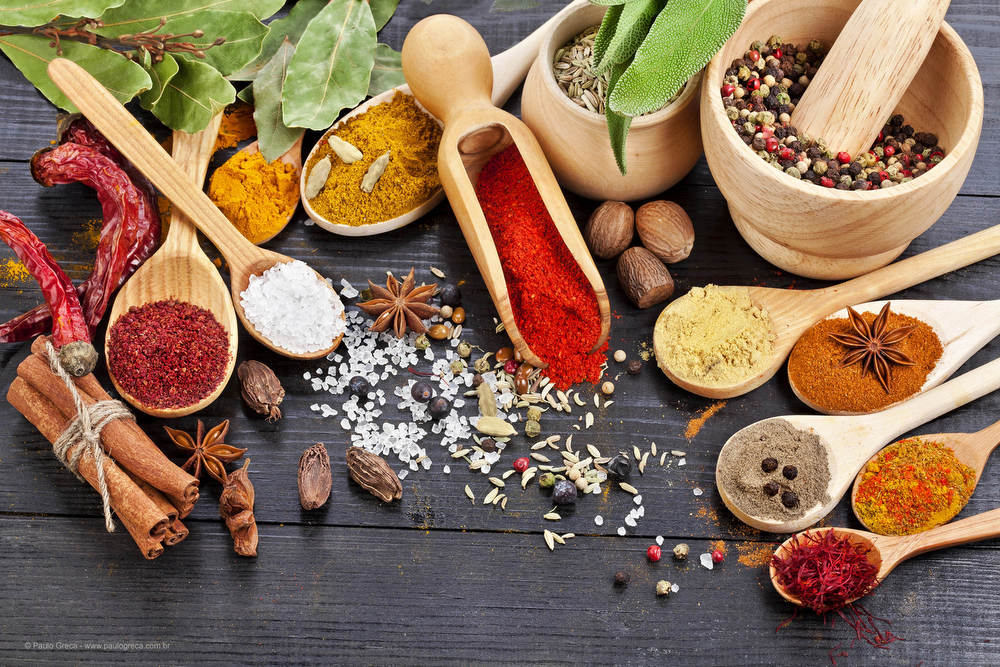 Temperos: realce de sabor às refeições