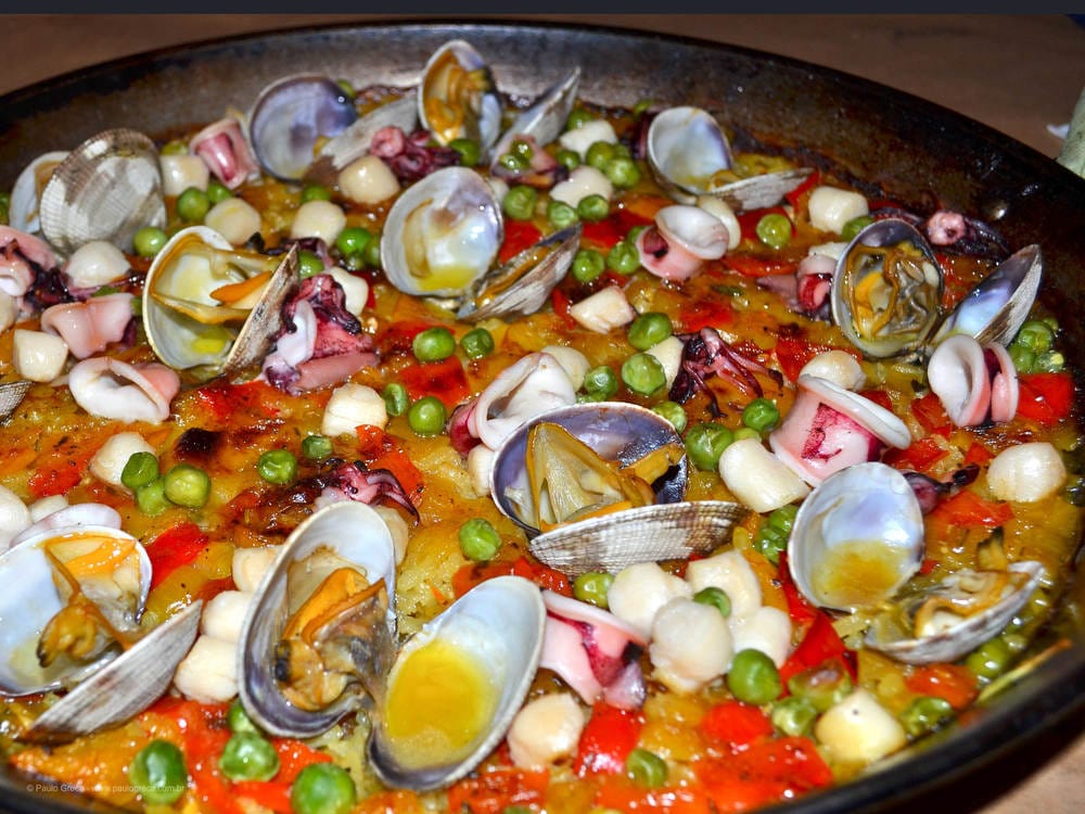 Paella de Mexilhões