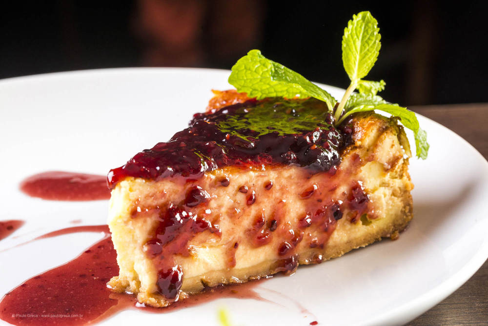 Cheesecake com Frutas Vermelhas