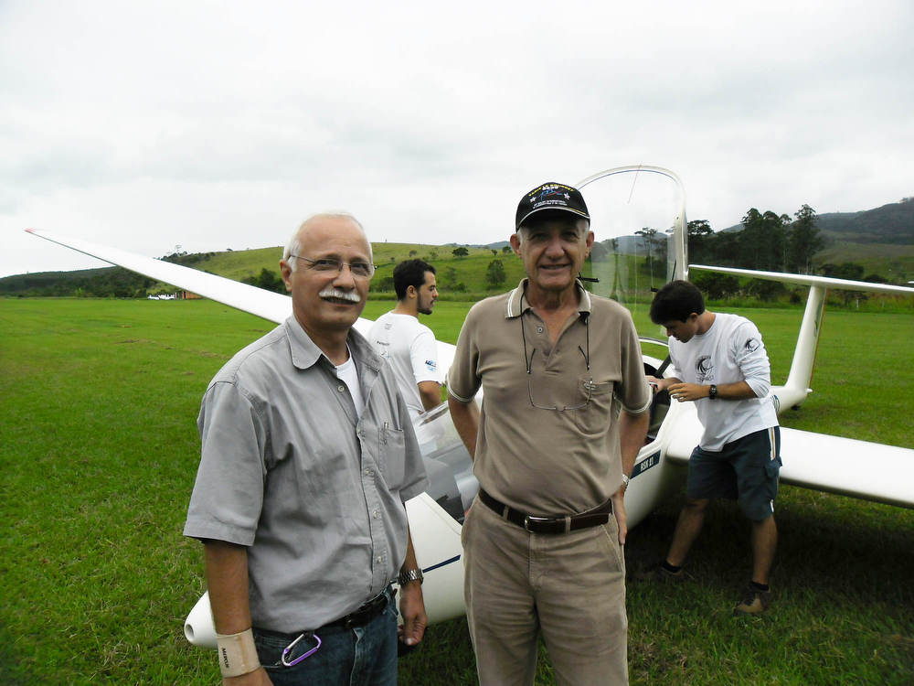 Checadores credenciados pela ANAC: José Carlos Petean e Alvaro Follador